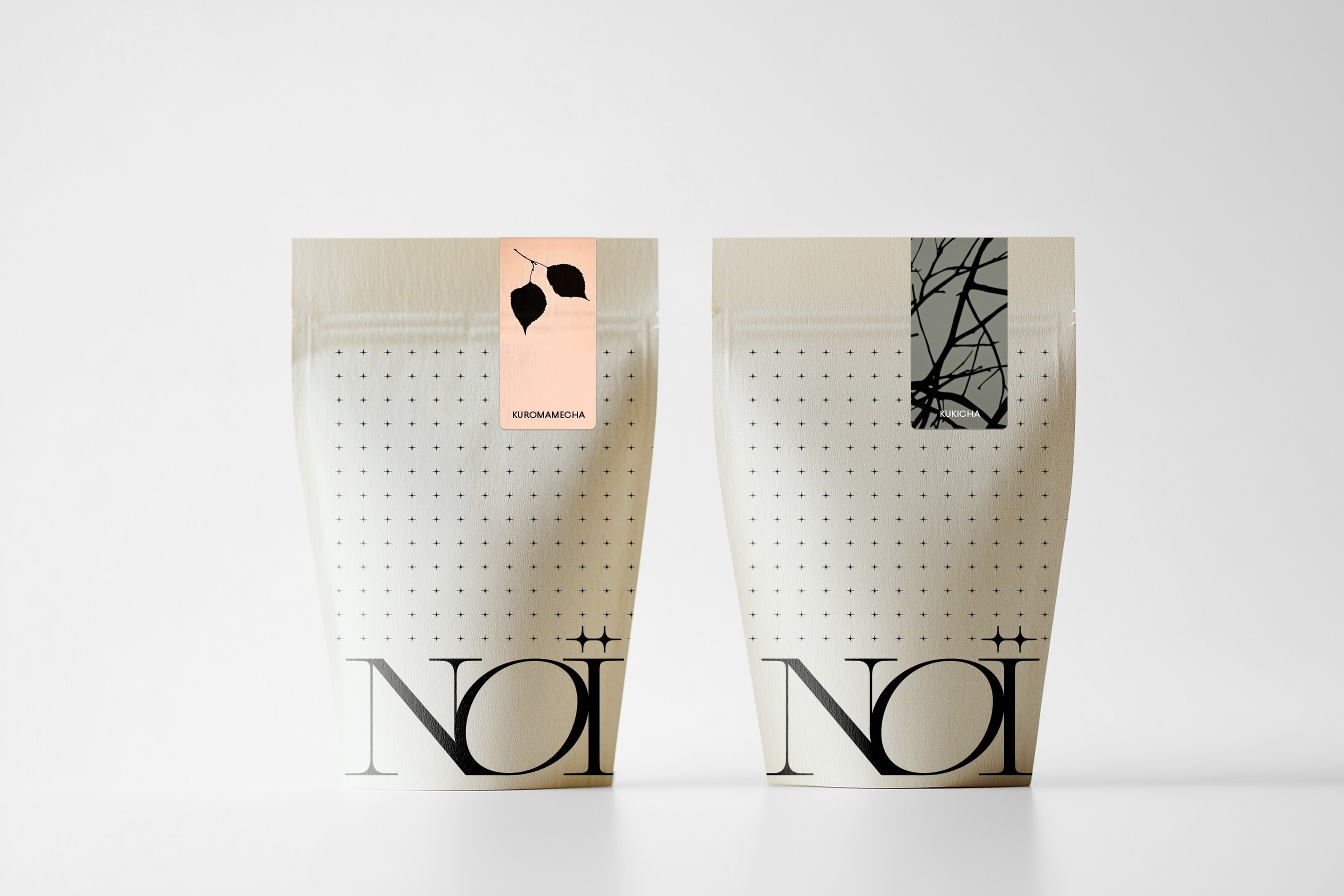 Stationery design of letterhead and business cards for the company Anders on top of a blurred photo of a house interior.