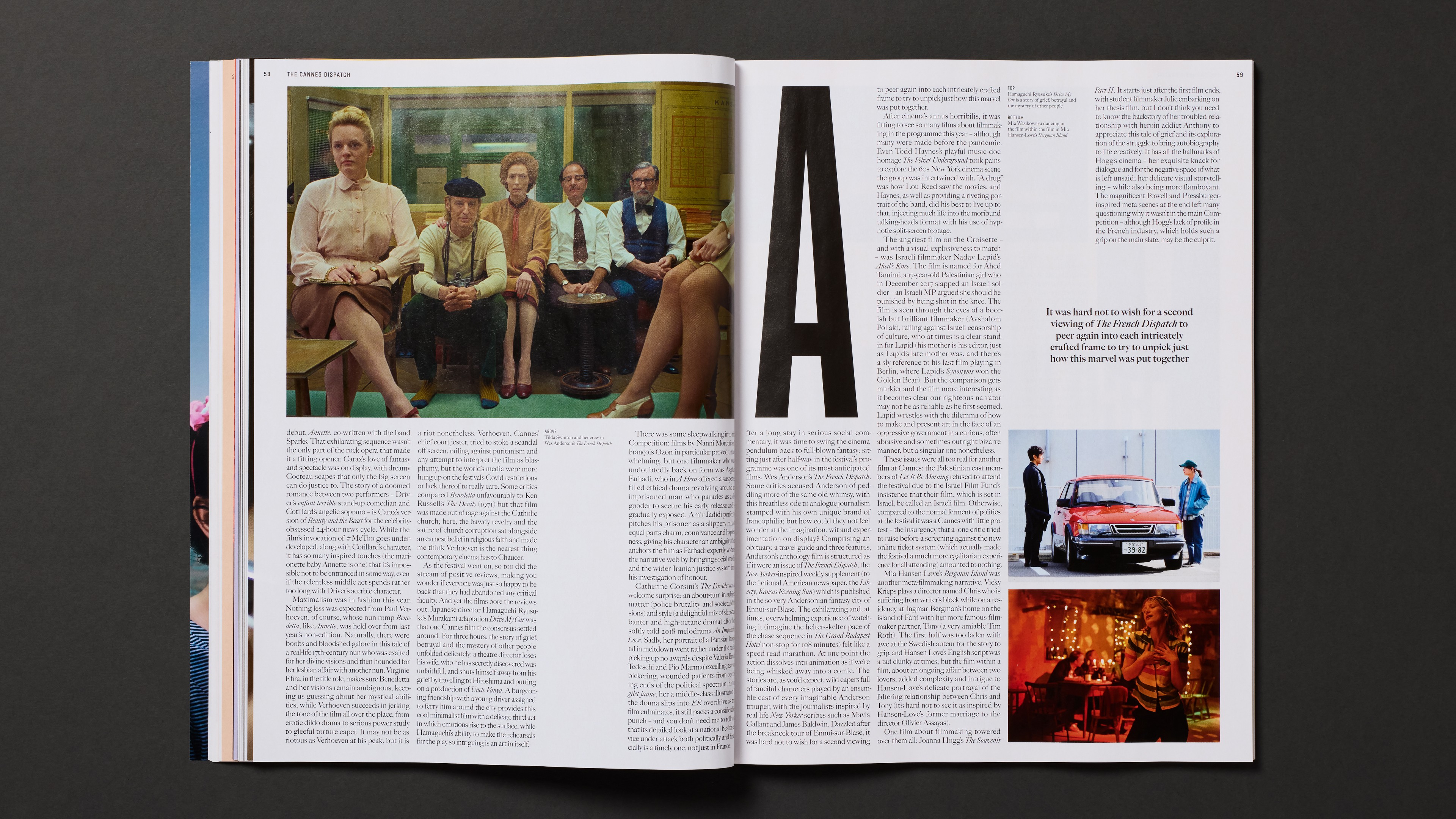 Stationery design of letterhead and business cards for the company Anders on top of a blurred photo of a house interior.