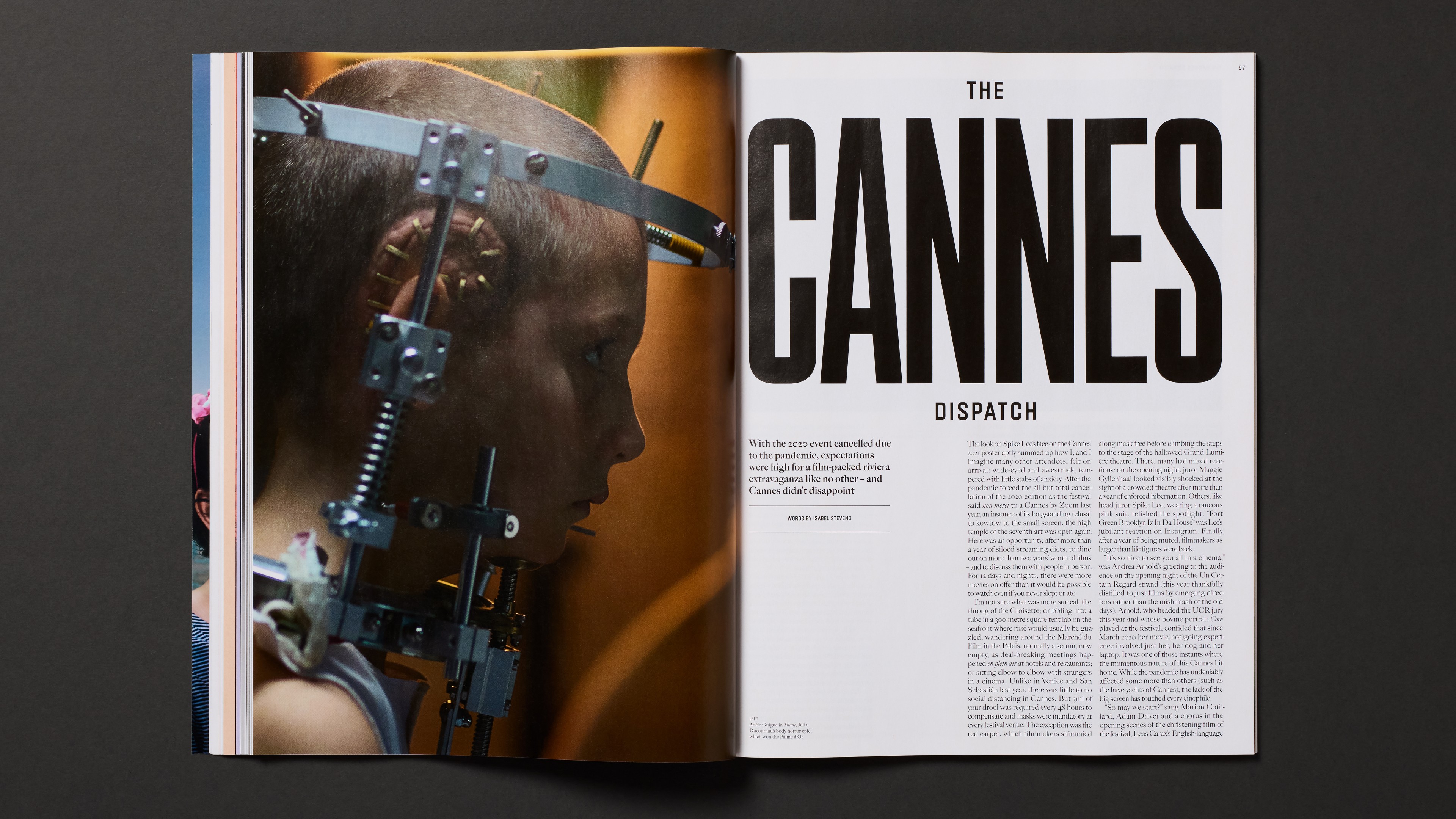 Stationery design of letterhead and business cards for the company Anders on top of a blurred photo of a house interior.