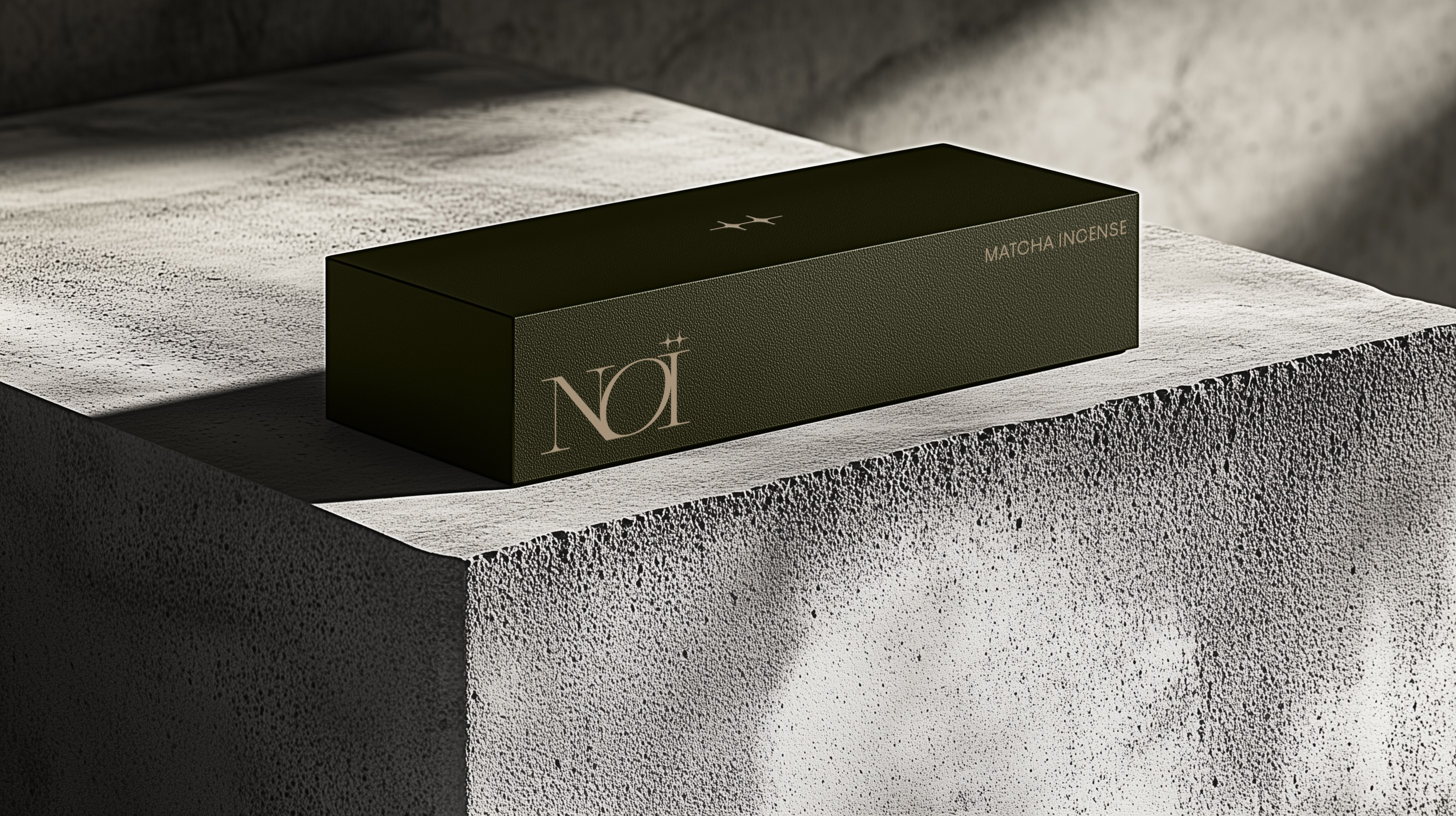 Graphic depicting a hexagonal cropped photo of an interior room design with grid lines along its borders.