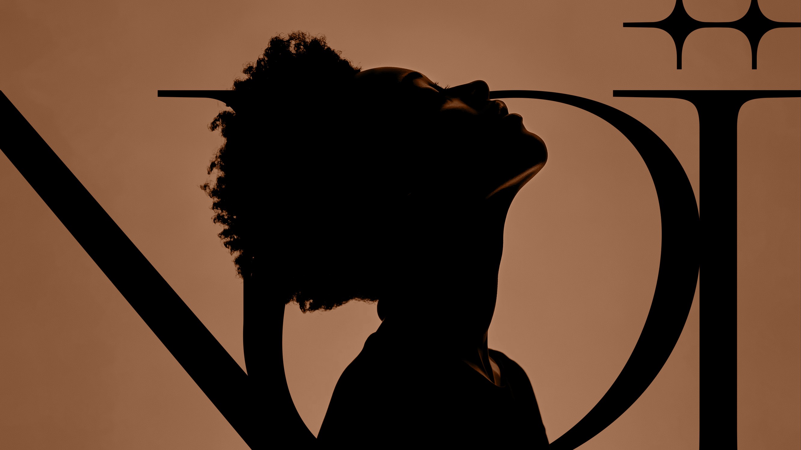 Anders brand wordmark in white placed on top of an image of a modern interior design.